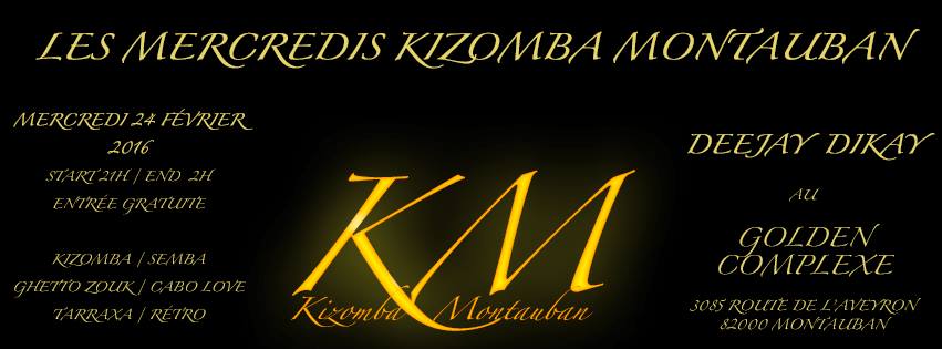 Les Mercredis Kizomba Montauban ENTRÉE GRATUITE
