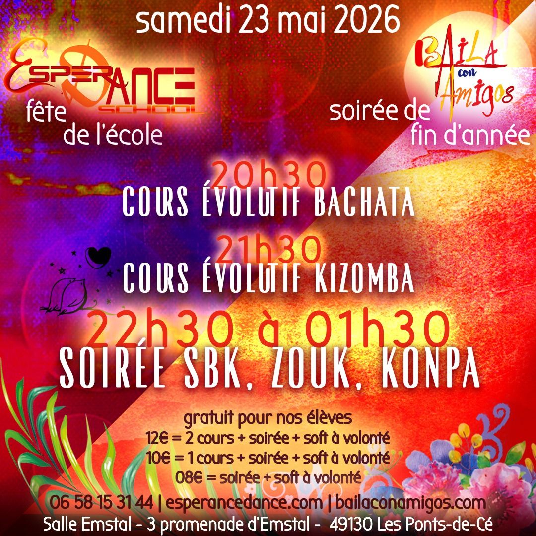 Soirée de fin d'année Baila con amigos SBK