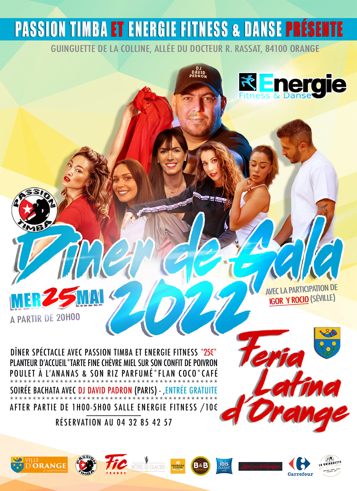 Dîner Gala 2022 Energie Fitness y Passion Timba