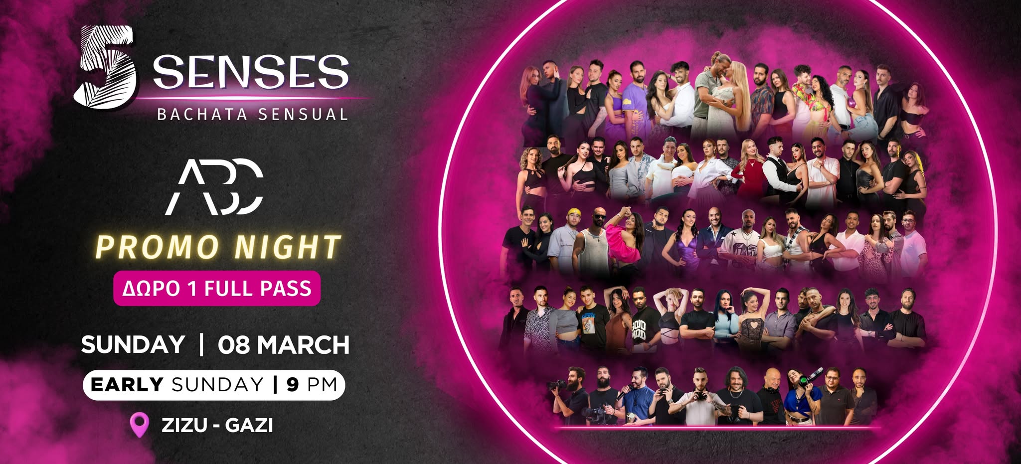 ✨ ABC Promo Night & 5 Senses ✨Early Sundays - Zizu Gkazi - 8 3 21:00 ✨