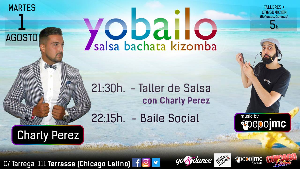 1 AGO - Yobailo - Salsa, Bachata, Kizomba