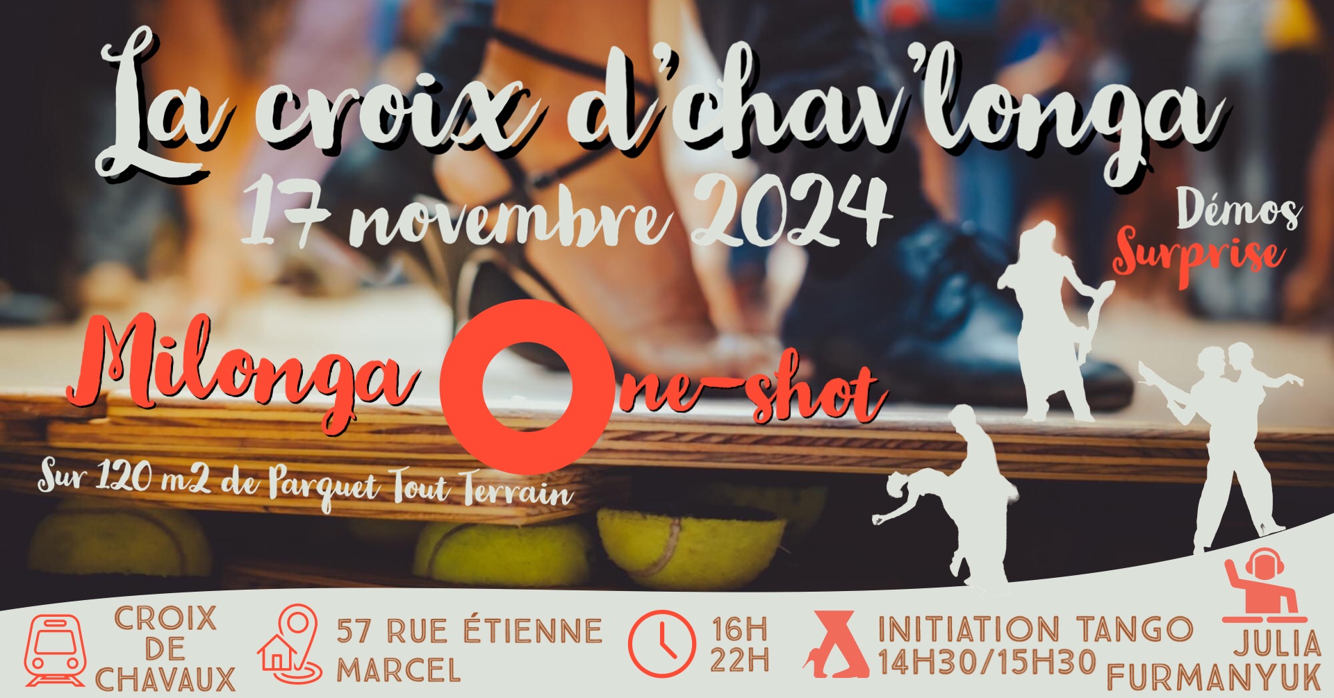 LA CROIX D'CHAV'LONGA Milonga ONE-SHOT ( avec le parquet tout terrain )
