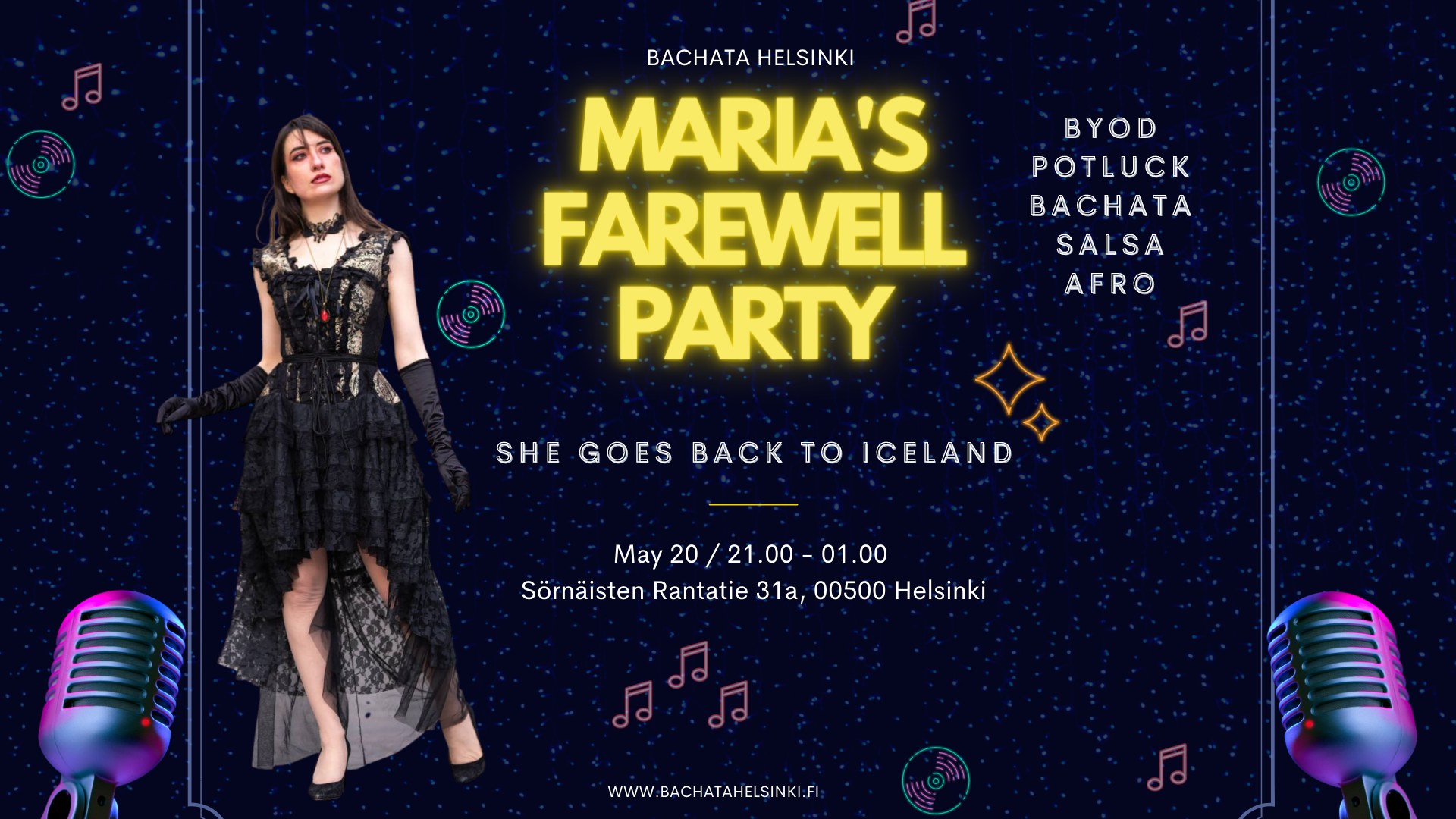 Friday's Social and Maria's Farewell Party