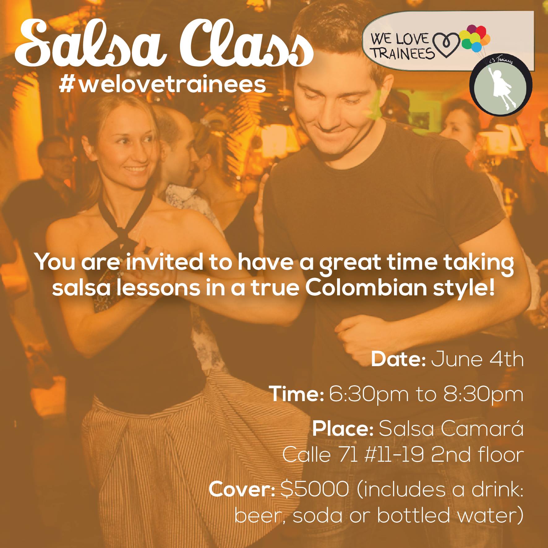 #WeLoveTrainees Salsa Class