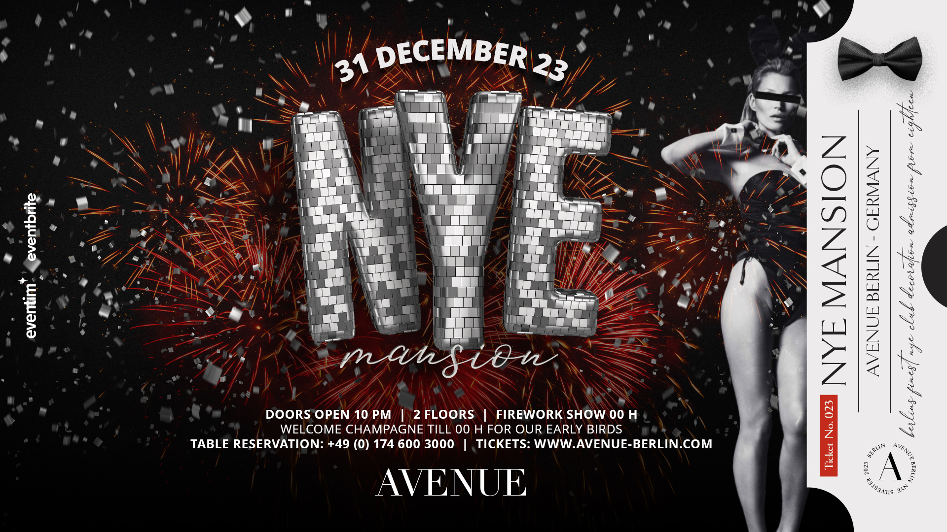 NEW YEARS EVE - MANSION PARTY 2023 24