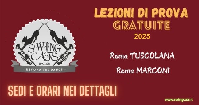 π Presentazione Nuovi Corsi Swing Cats 2025 π