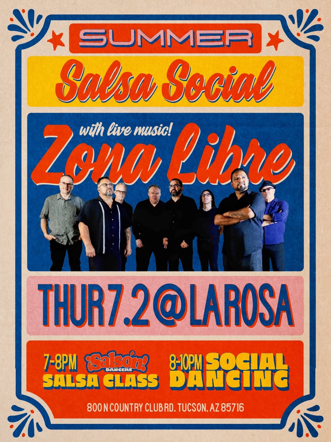 Thursday Summer Salsa Social with Zona Libre