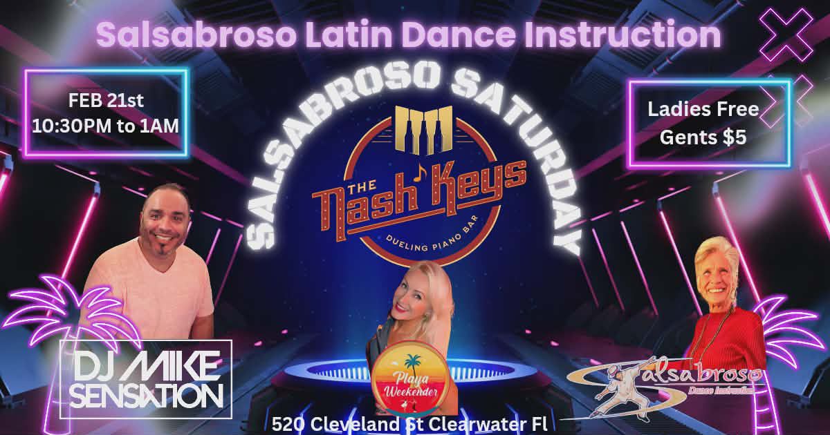 SALSABROSO SATURDAYS @ The Nash Keys DJ Mike Sensation