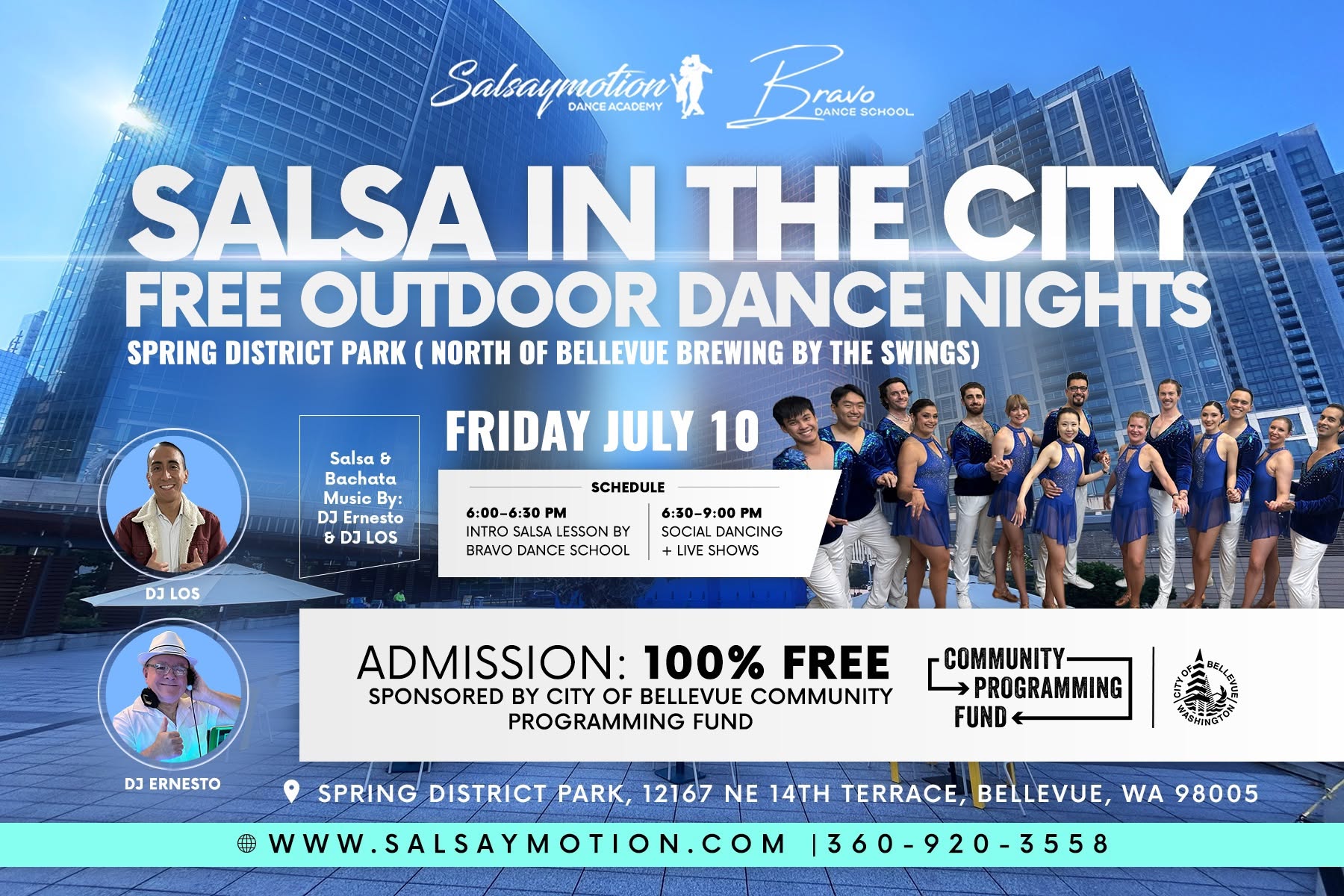 Salsa Bachata in the City: Outdoor Dance Party