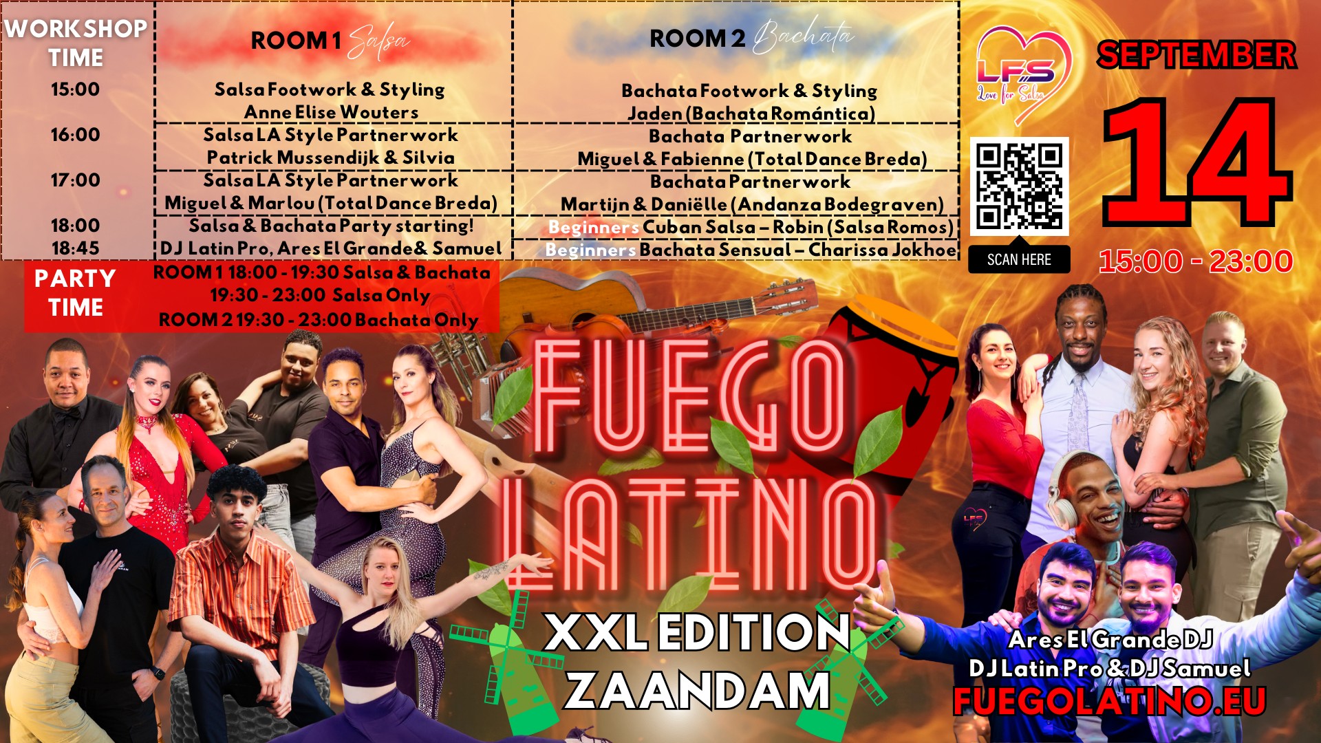 π₯ FUEGO LATINO XXL in ZAANDAN 3 Year Anniversary Edition π₯