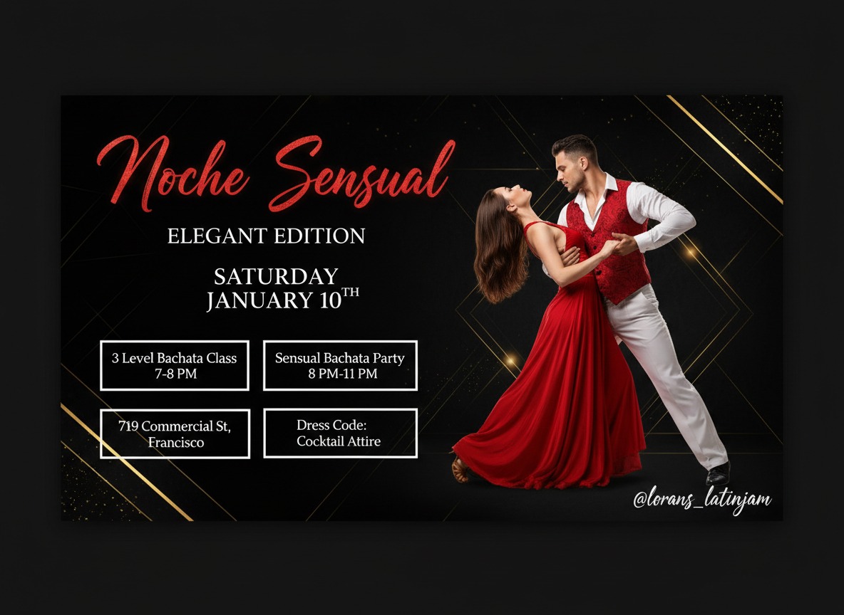 Noche Sensual Bachata Social In san francisco