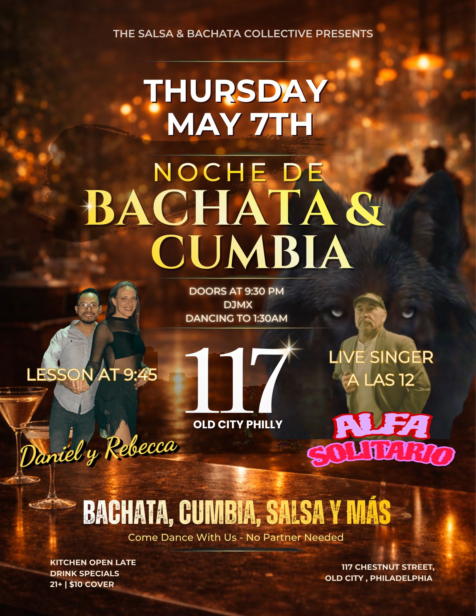 Noche de Bachata y Cumbia with Alfa Solitario