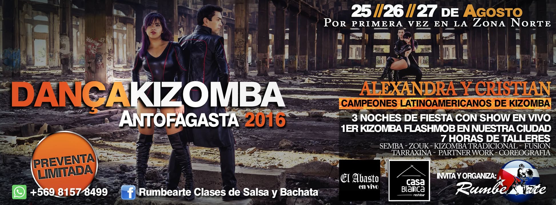 1er Danza Kizomba Antofagasta 2016