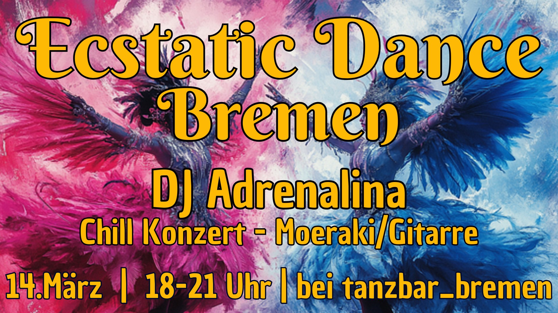 Ecstatic Dance Bremen - DJ Adrenalina - Warm up Viona - Chill Konzert Moeraki Gitarre