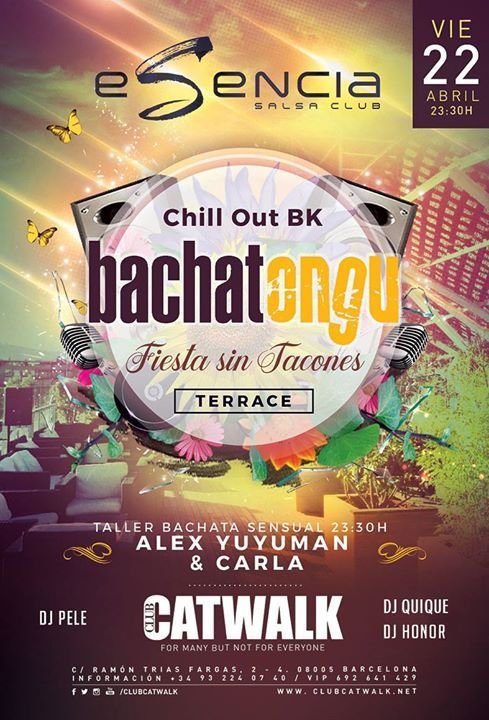 Esencia- Bachatongu divendres 22 abril!