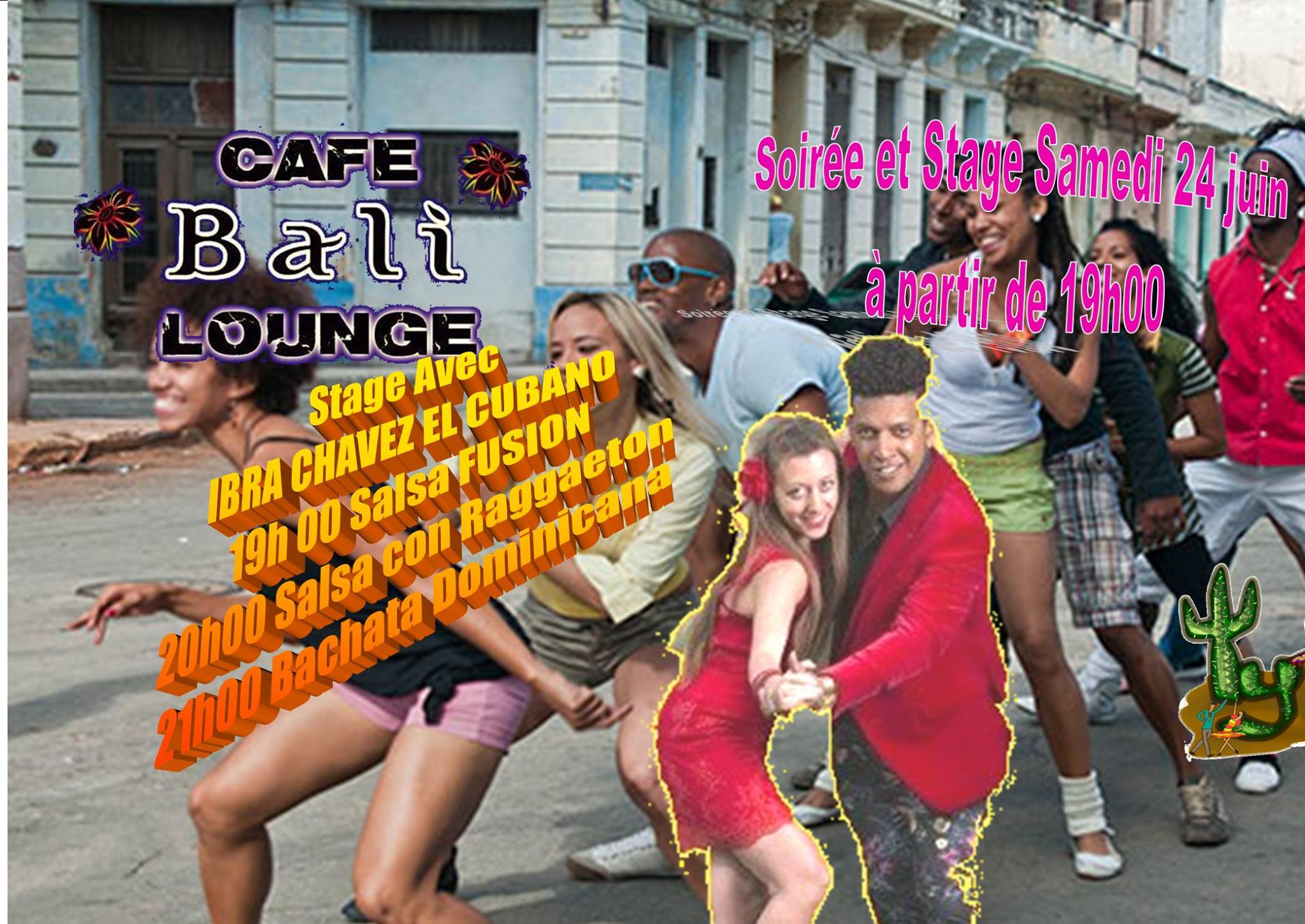 Stage y Soiree SBK avec el El Cubano Ibra Chavez y Sofia