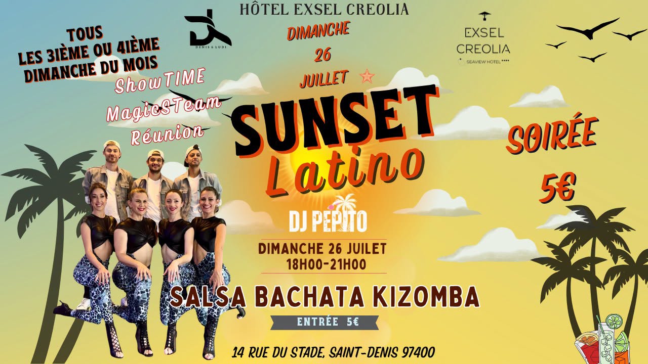 ☀️SUNSET LATINO🌴 SALSA BACHATA KIZOMBA🌴
