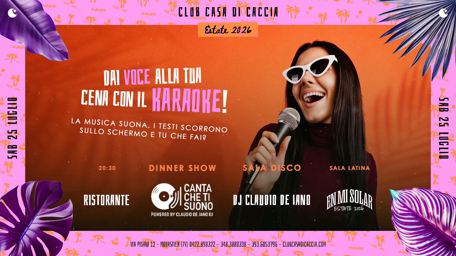 SABATO 25 LUGLIO_CANTA CHE TI SUONO