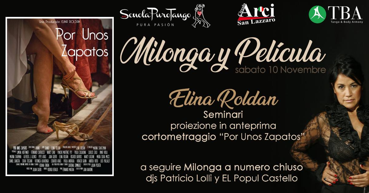 Milonga y Pelicula ospite Elina Roldan