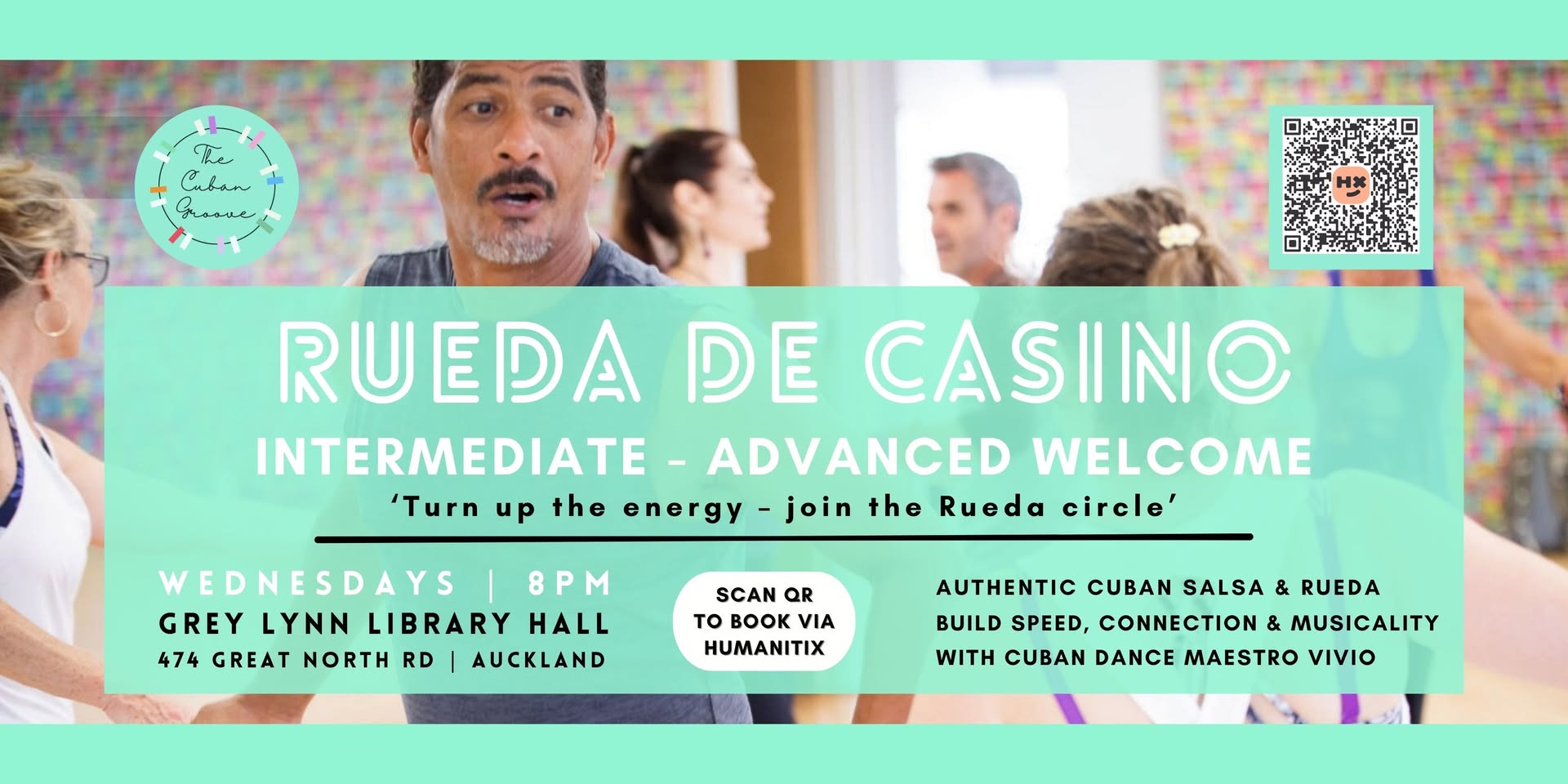 CUBAN SALSA & RUEDA DE CASINO INTERMEDIATE-ADVANCED LEVEL TAKE YOUR DANCING TO THE NEXT LEVEL!