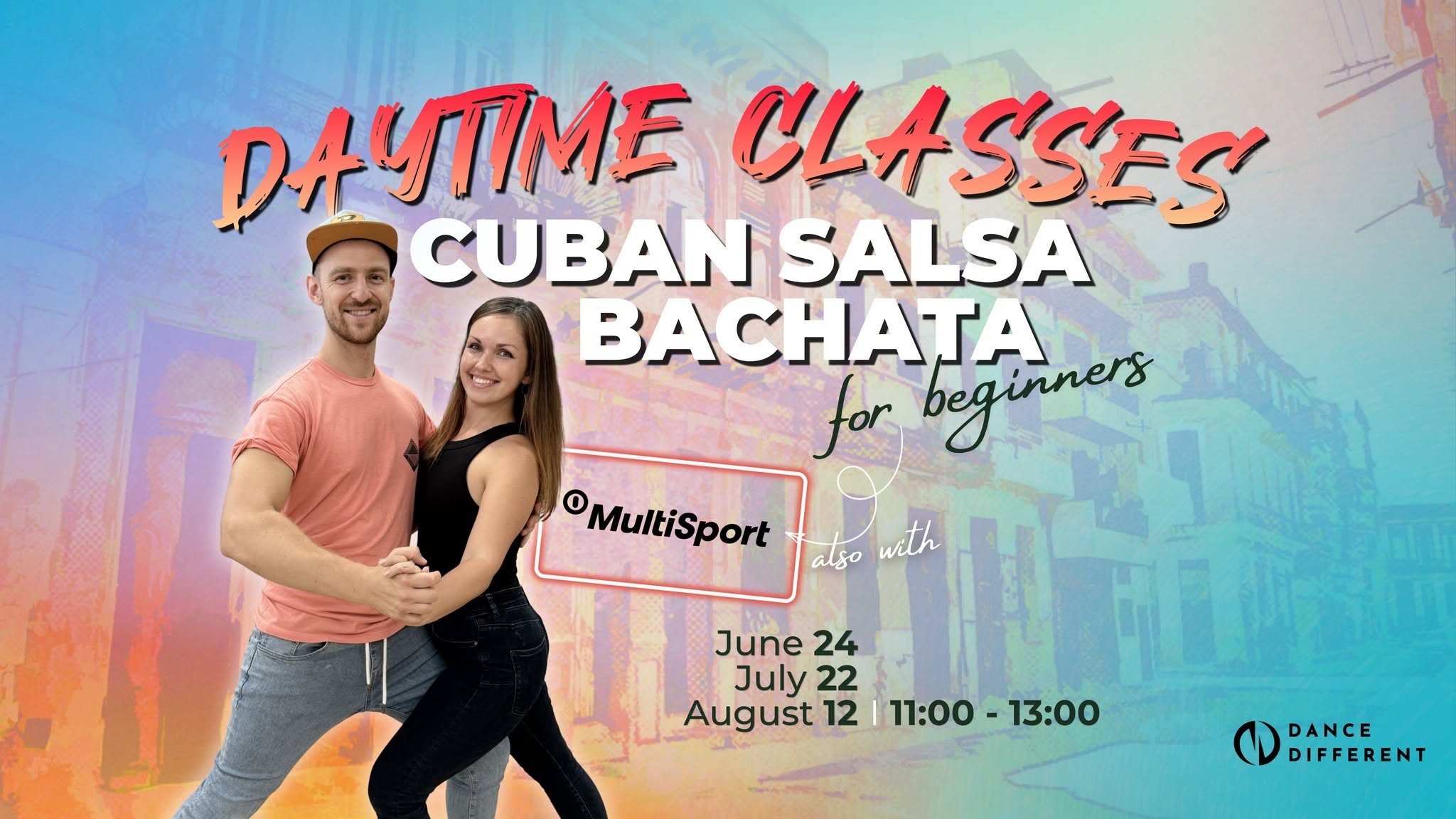 Cuban Salsa & Bachata Daytime Classes 🤩 MultiSport Friendly