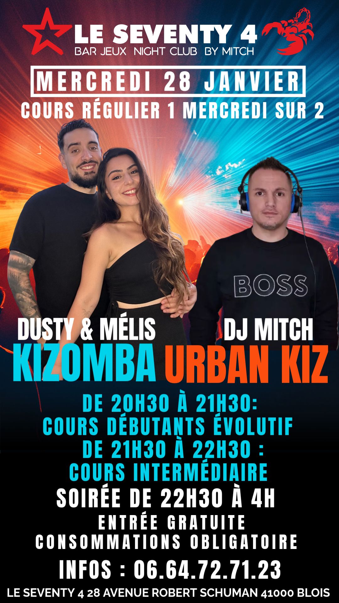 COURS KIZOMBA URBANKIZ