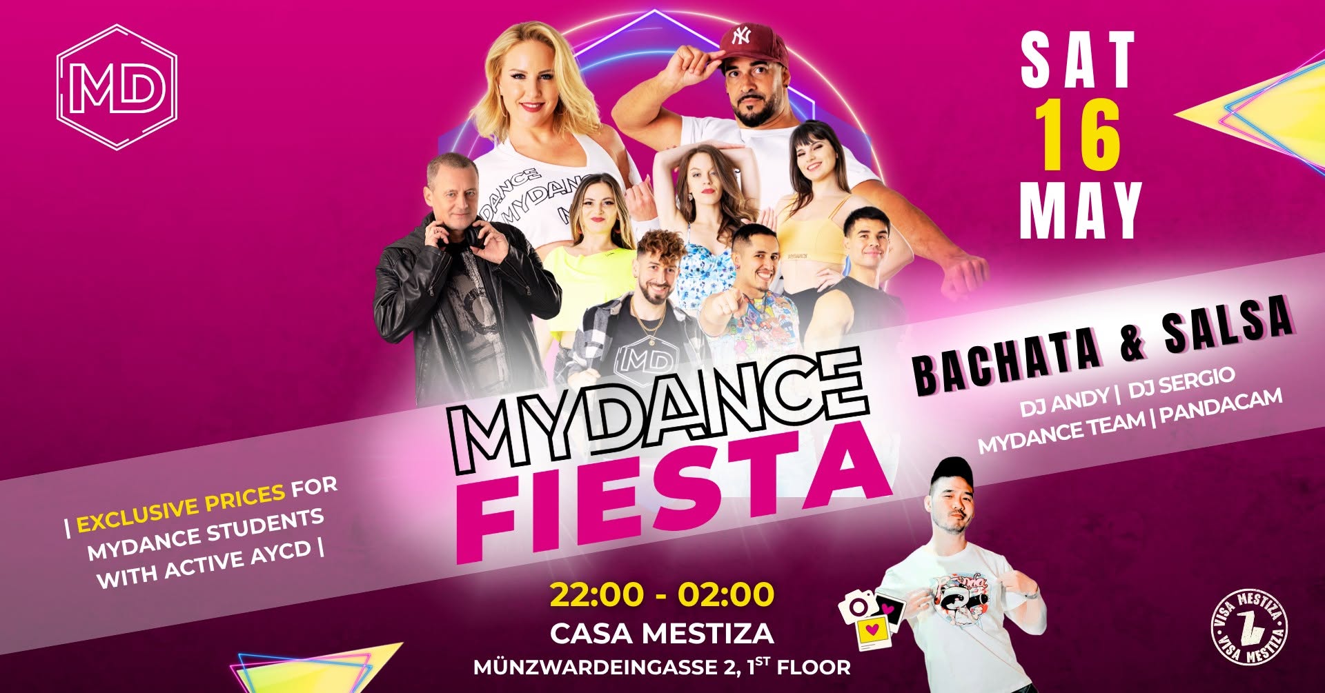 MYDANCE FIESTA - Bachata & Salsa 16. MAY