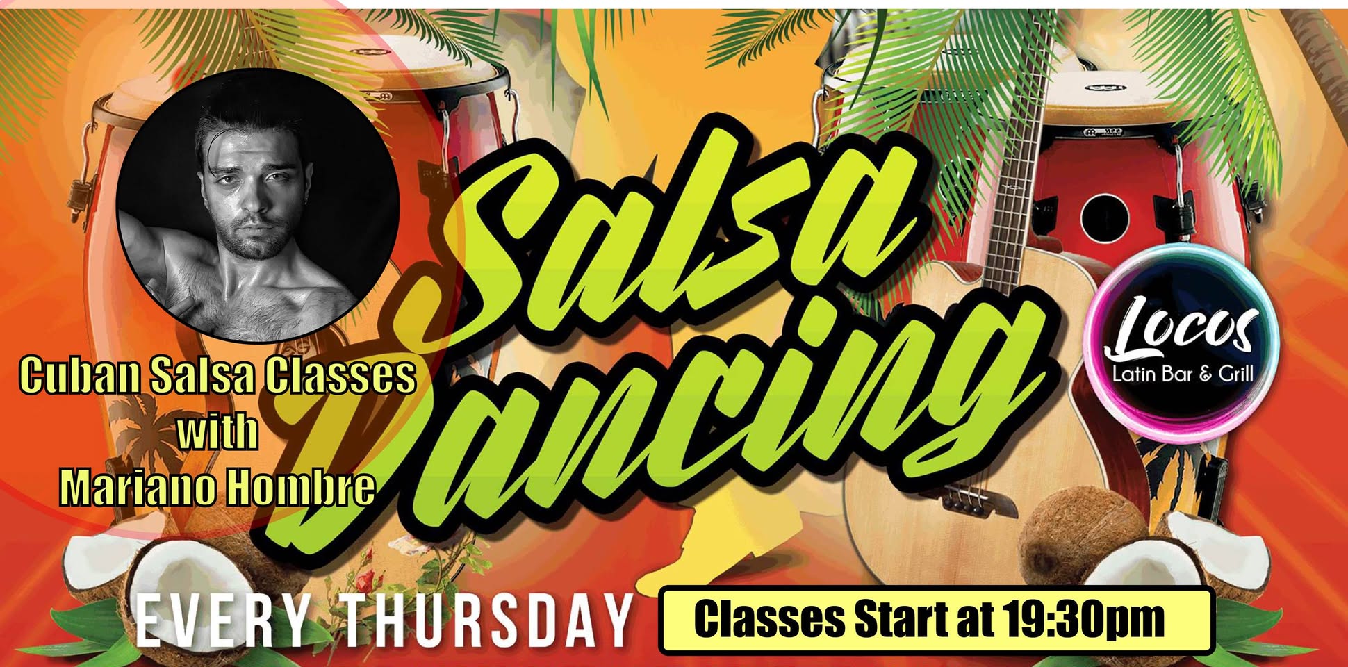 Salsa Classes β’ Every Thursday β’ with Mariano Hombre