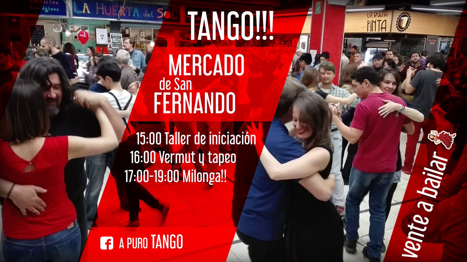 Tango en el Mercado de San Fernando, despedimos el año :)