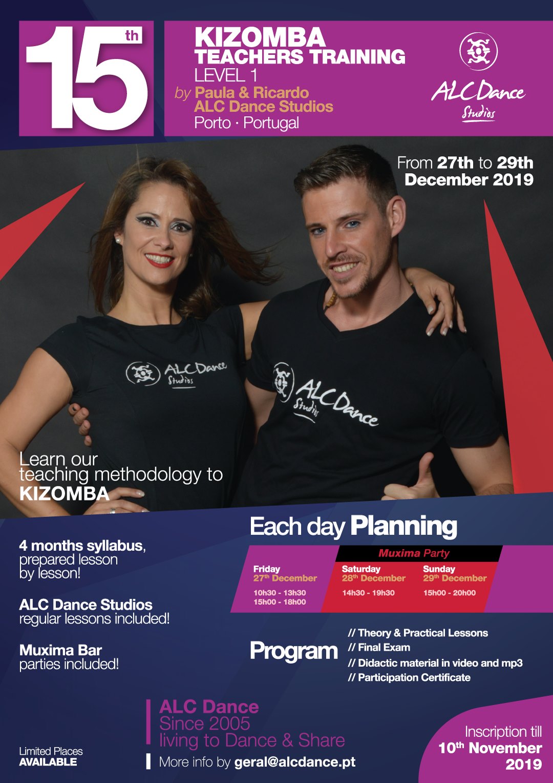Kizomba Teachers Training level 1 by Paula & Ricardo ALC Dance