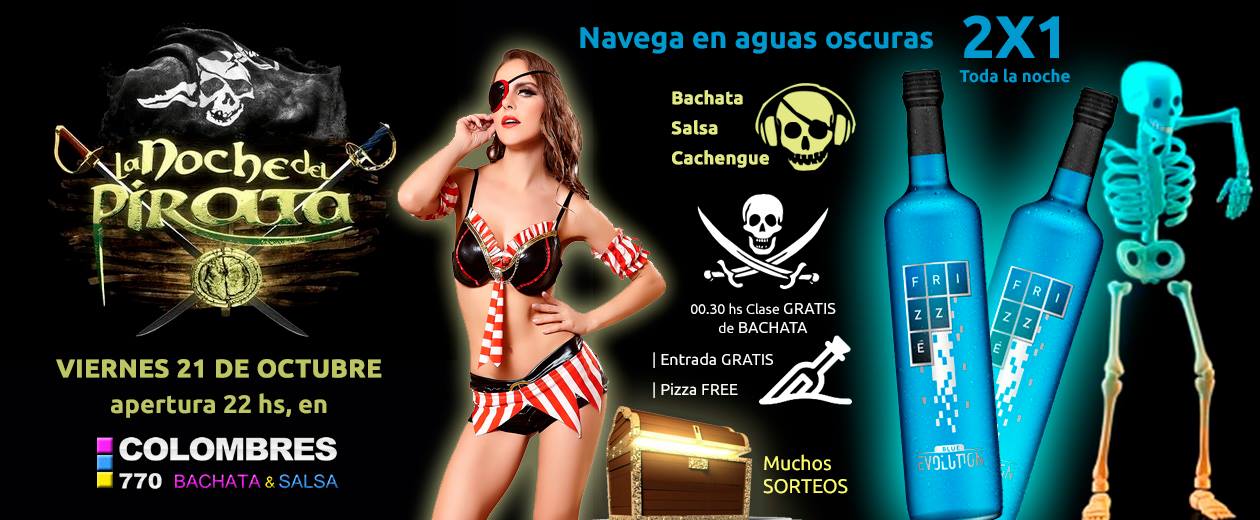 Noche de piratas en Colombres 770 Bachata & Salsa