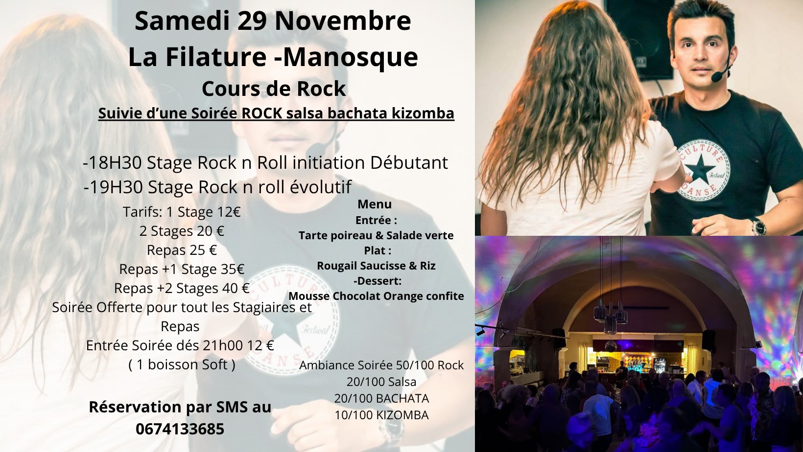 Soirée ROCK & Salsa Bachata kizomba