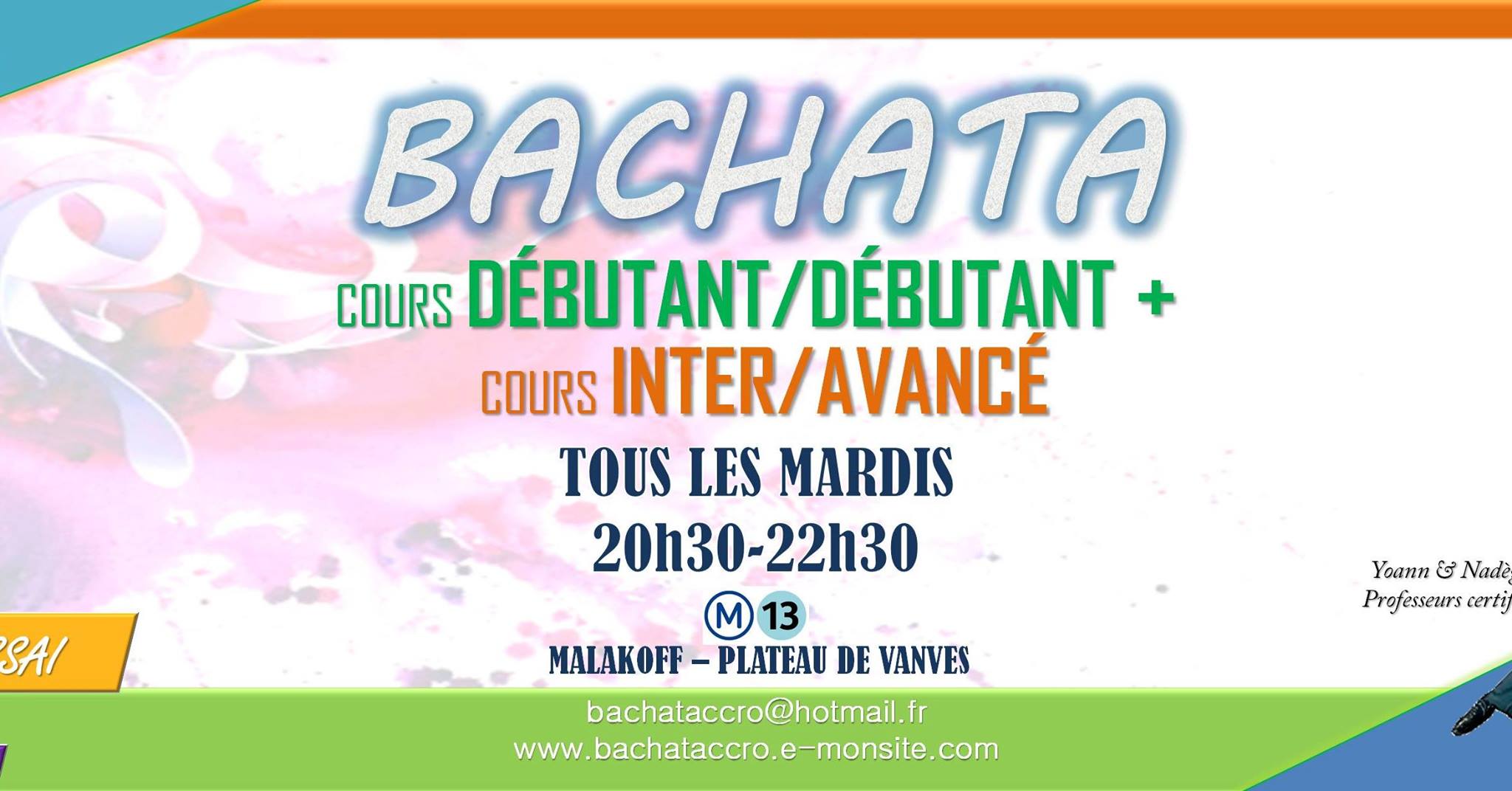 PORTES OUVERTES GRATUITES : Découvrez nos cours de BACHATA