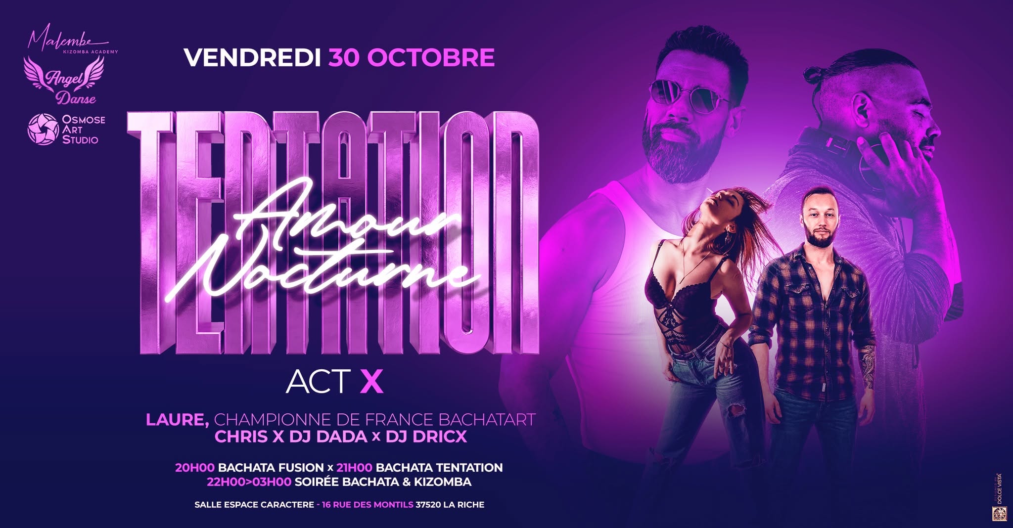 TENTATION BACHATA & KIZOMBA - ACT X AMOUR NOCTURNE