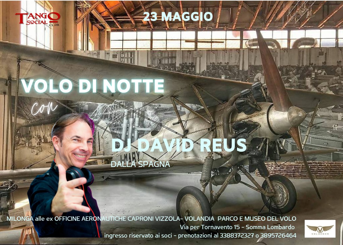 Volo di notte - Milonga alle ex Officine Aeronautiche Caproni