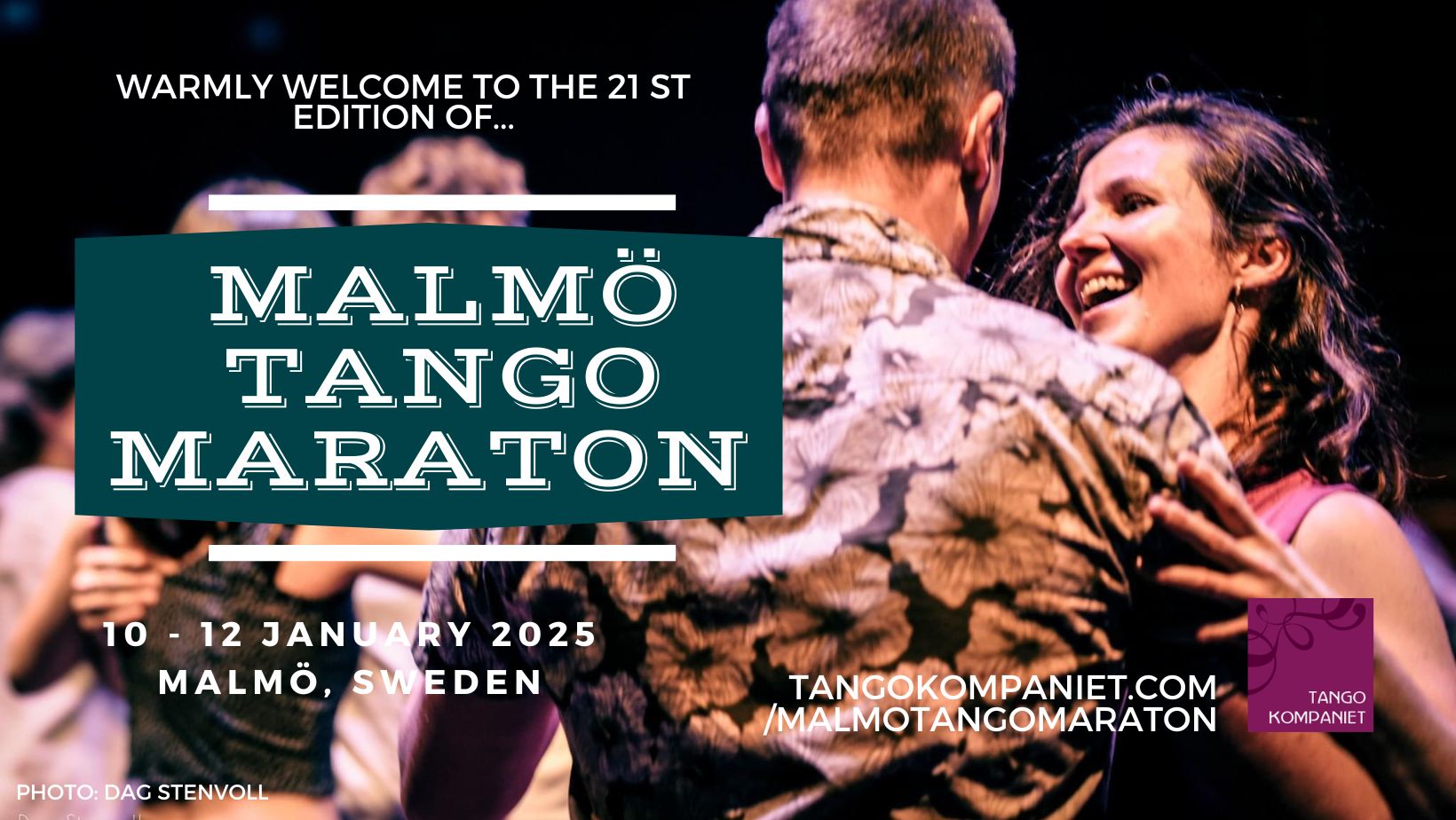 MALMÖ TANGO MARATON 10-12 January 2025 - 21st edition