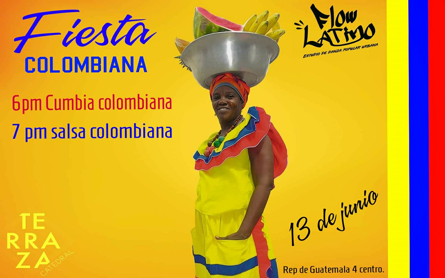 Fiesta Colombiana Terraza Catedral