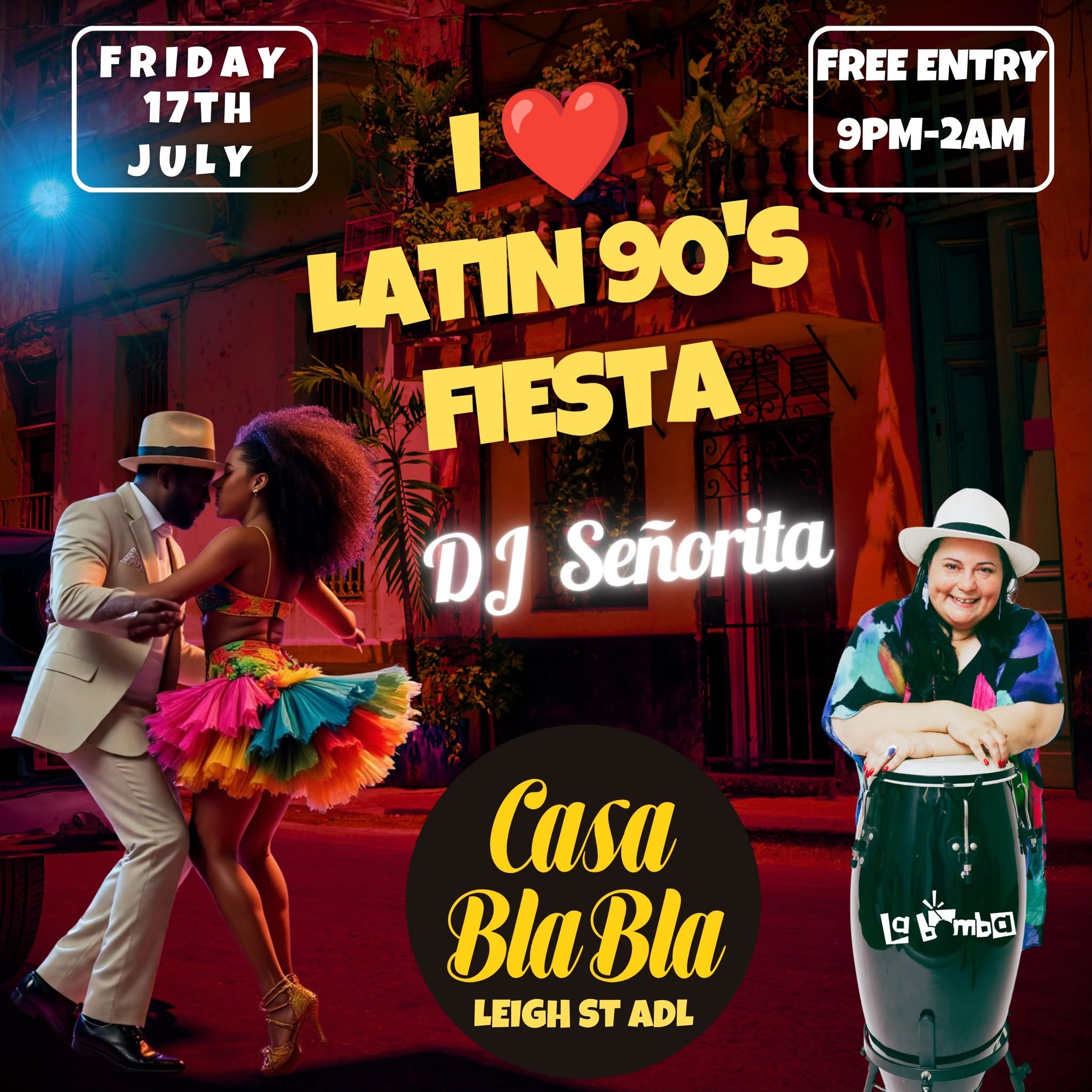 I LOVE LATIN 90's FIESTA