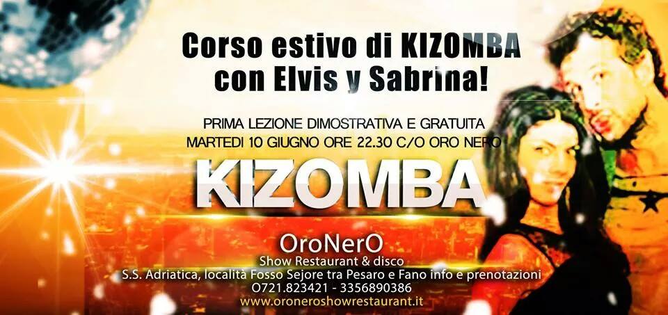 CORSO ESTIVO DI KIZOMBA CON ELVIS Y SABRINA!