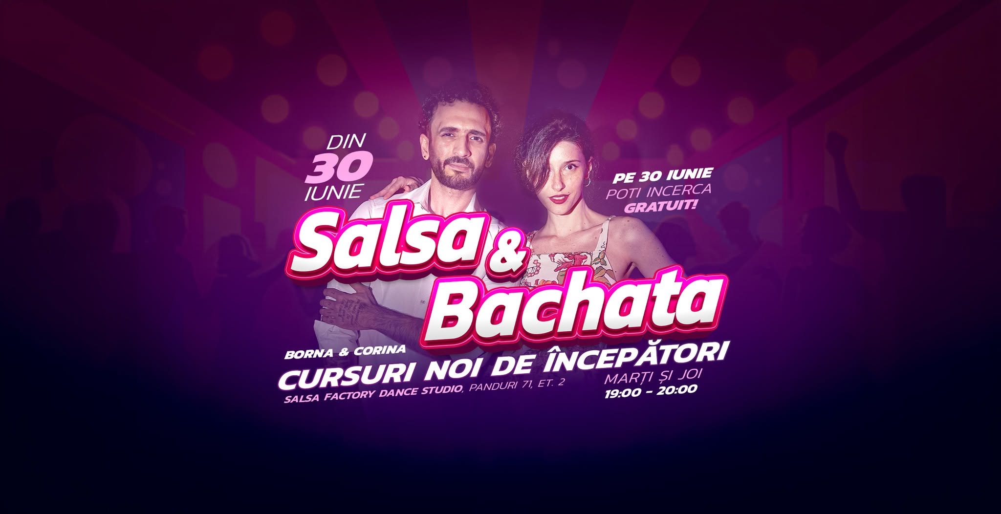 Cursuri de Salsa si Bachata pentru incepatori