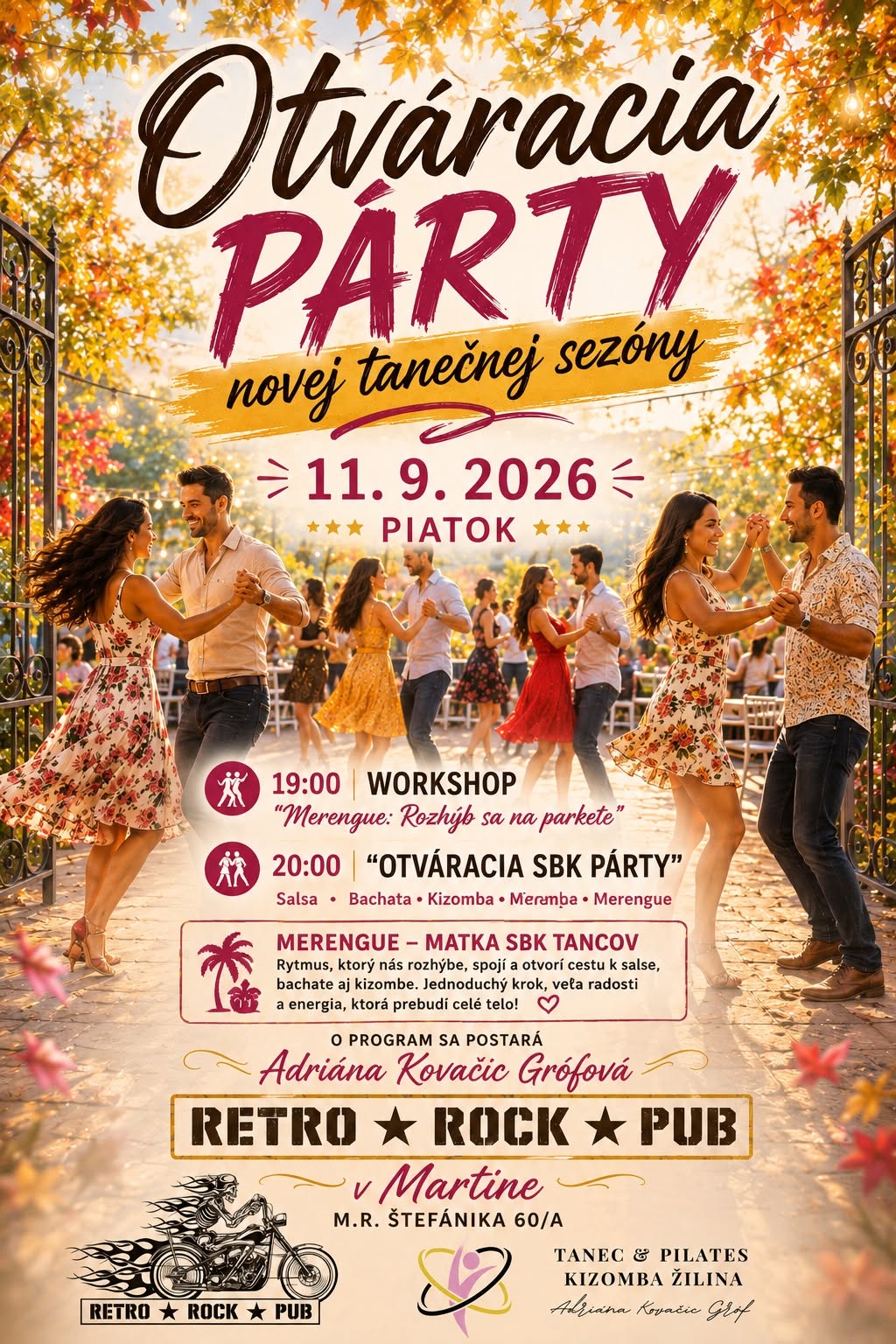 Otváracia SBK párty novej tanečnej sezóny + WS Merengue