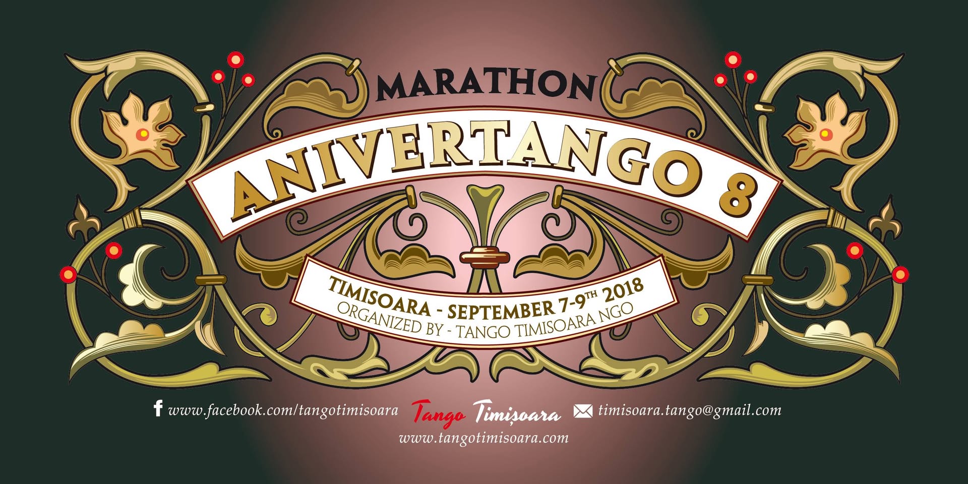 Anivertango 8: Tango Marathon 7-9 September 2018, Timișoara