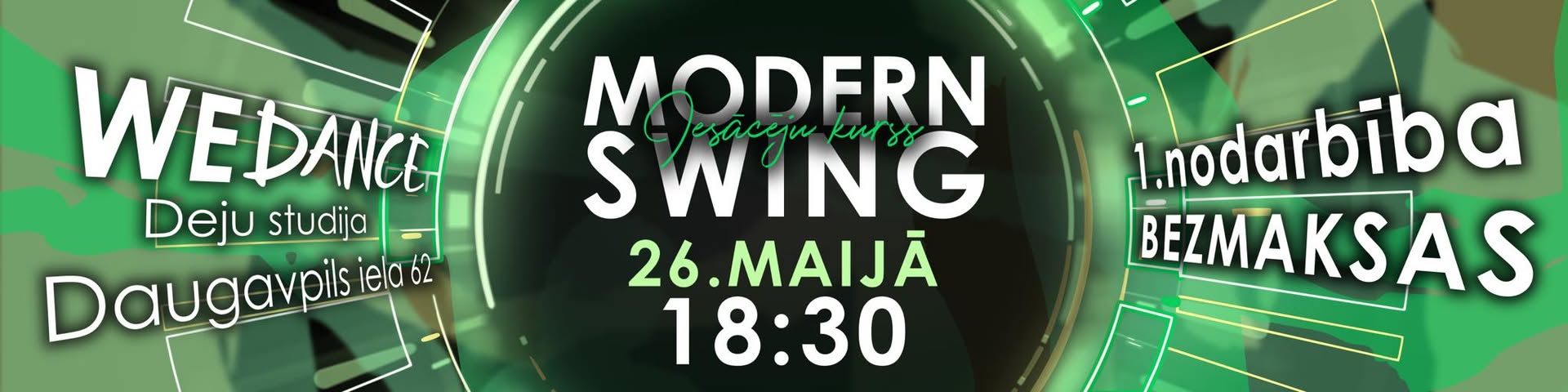 Modern Swing West Coast Swing iesācēju kurss