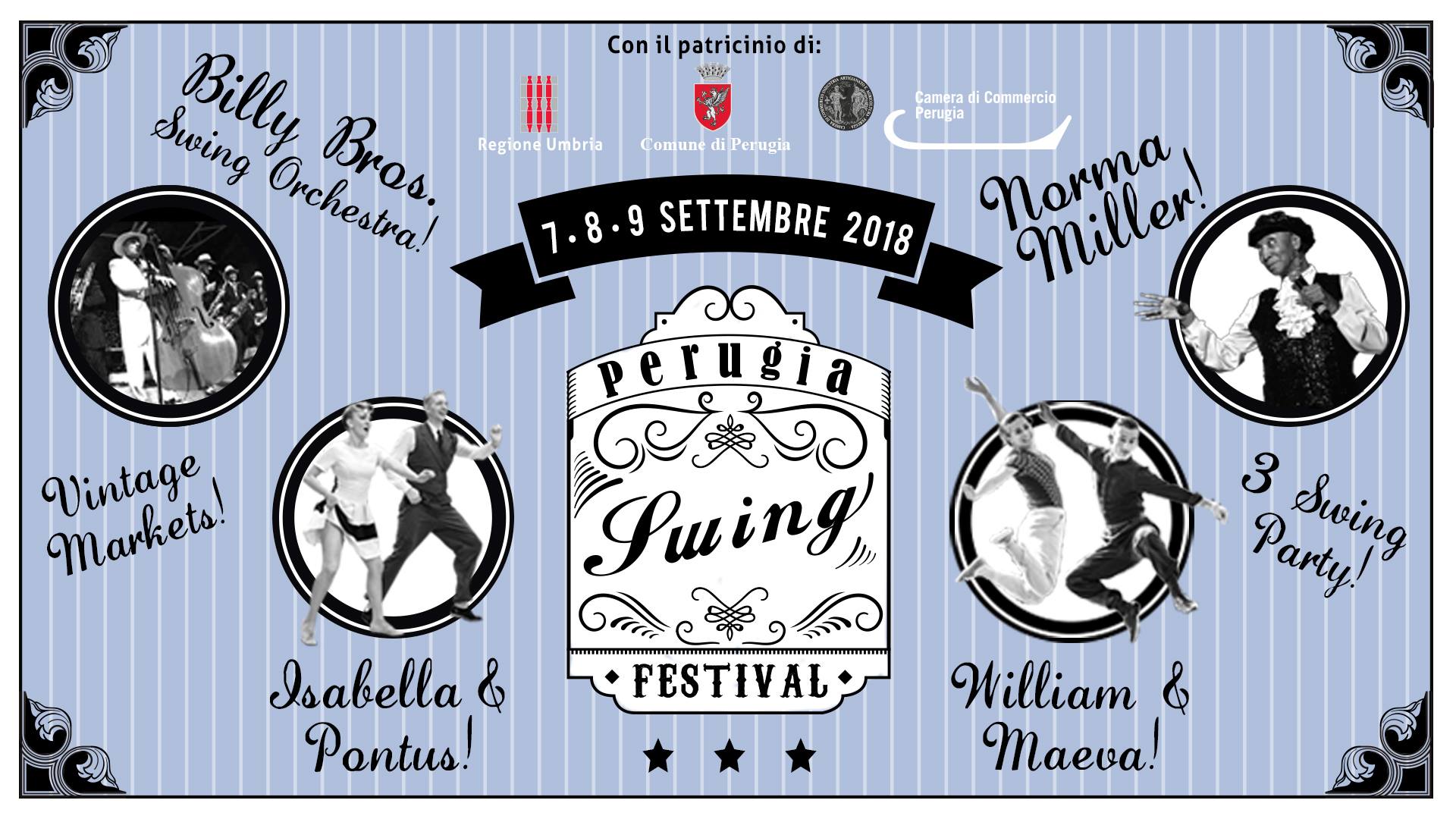 Perugia Swing Festival 7-8-9 settembre 2018