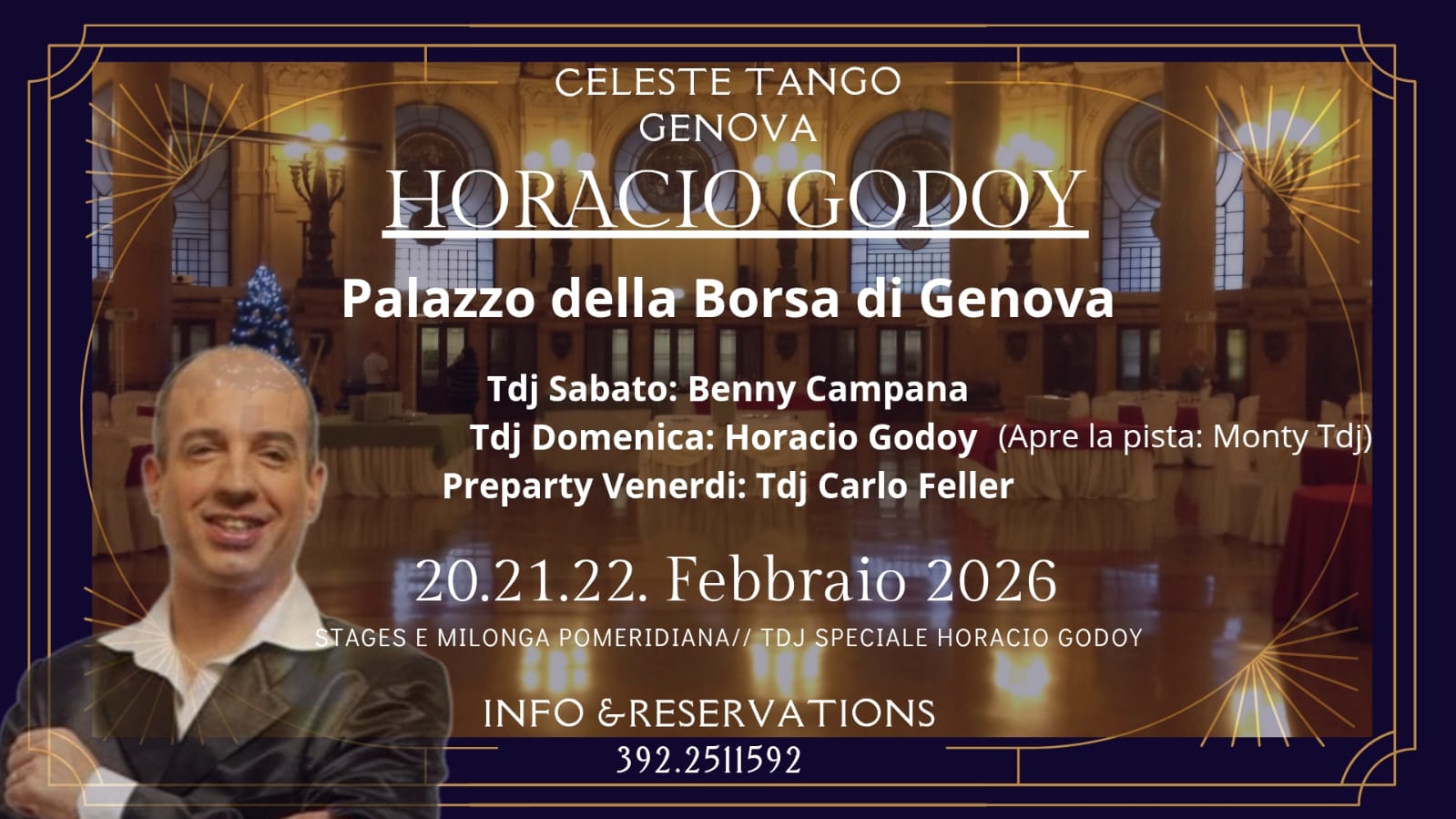 MDT- Milonga del The - Mate Edition 2026: Ven Sab Dom con H. Godoy, B. Campana, P. Monty e C. Feller