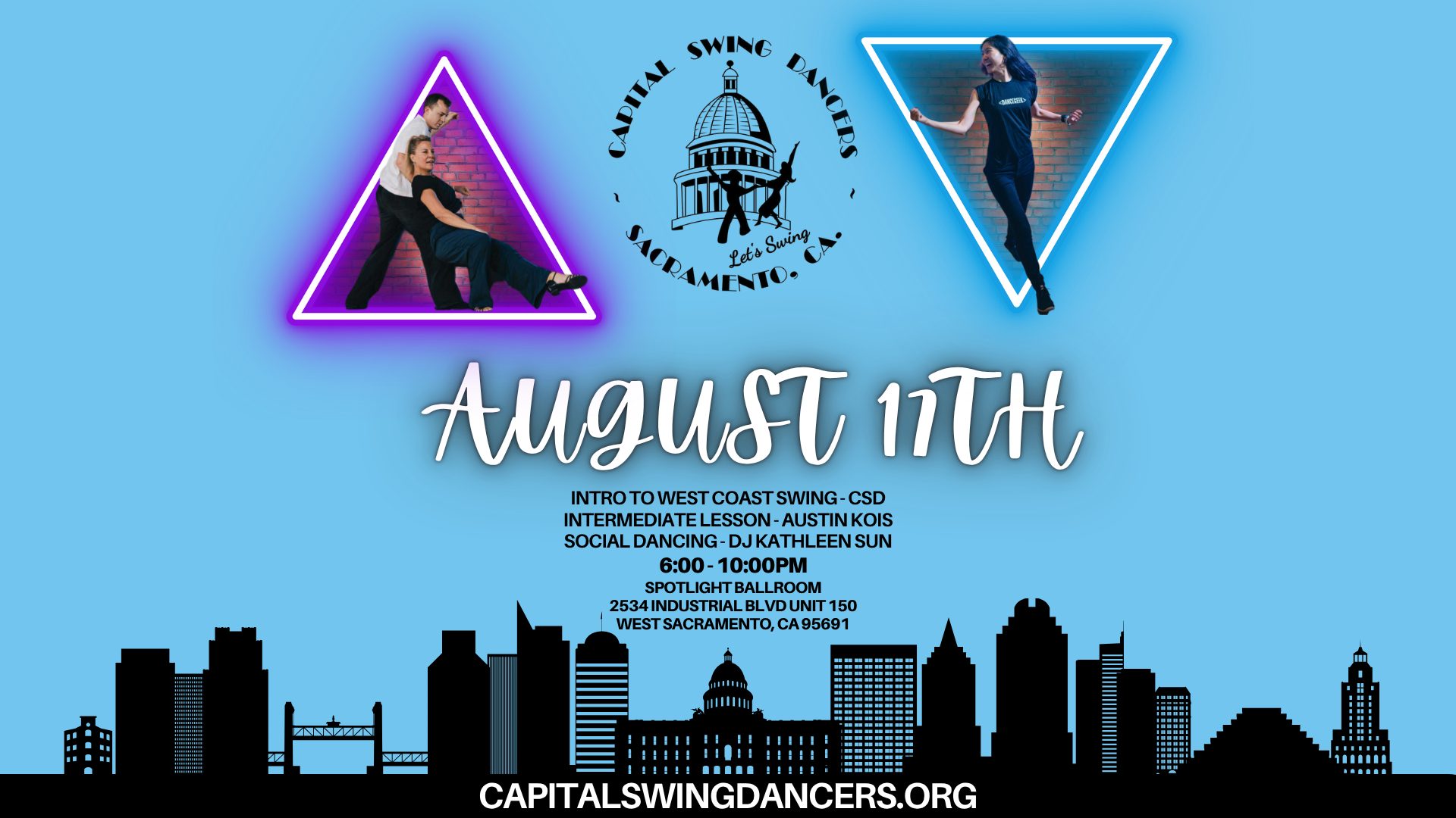 Capital Swing Dancers Monthly Dance - August