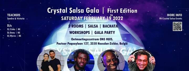 Crystal Salsa Bachata Gala 2 Rooms