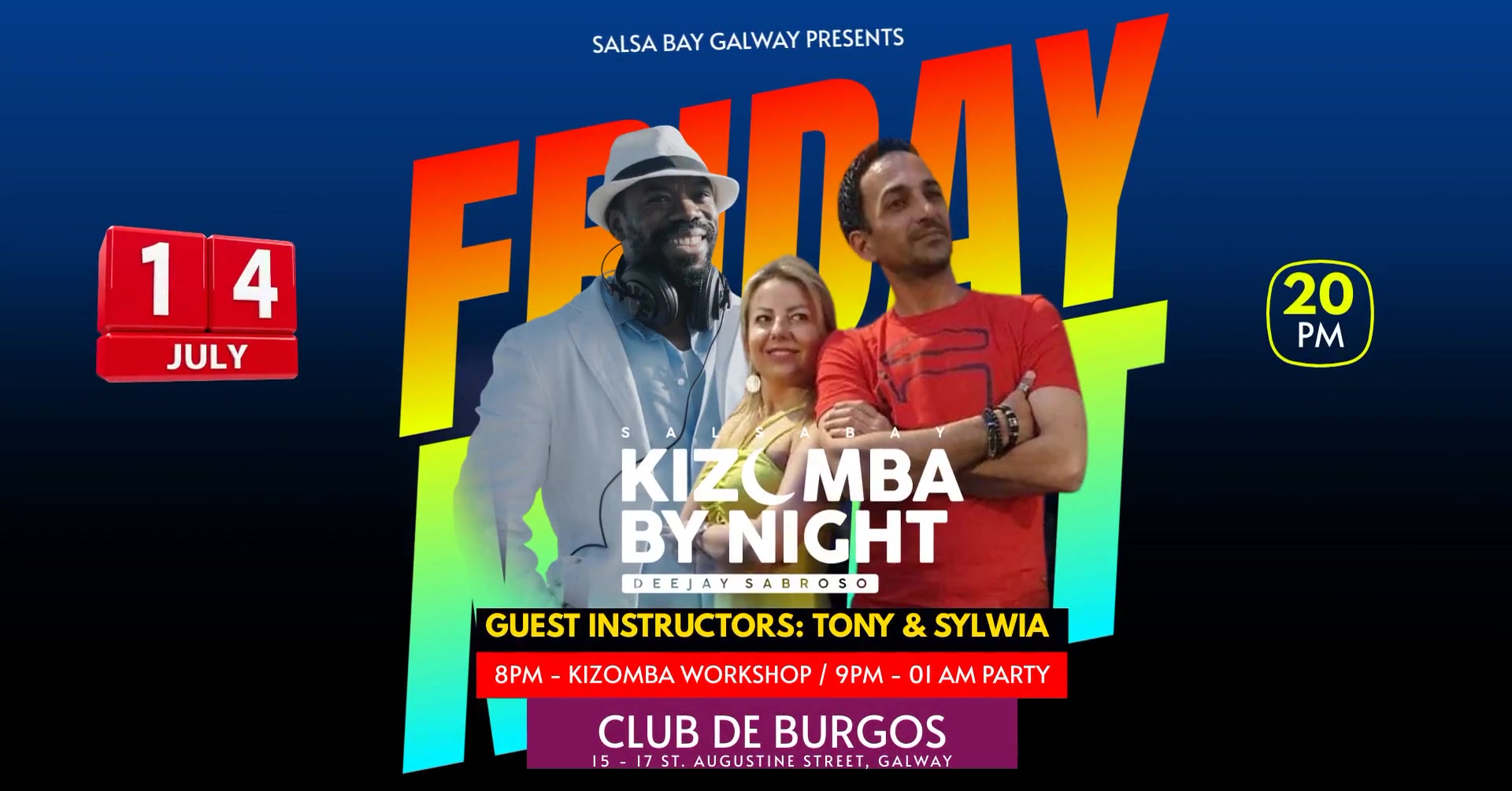 KIZOMBA BY NIGHT - SUMMER PARTY - GALWAY CITY