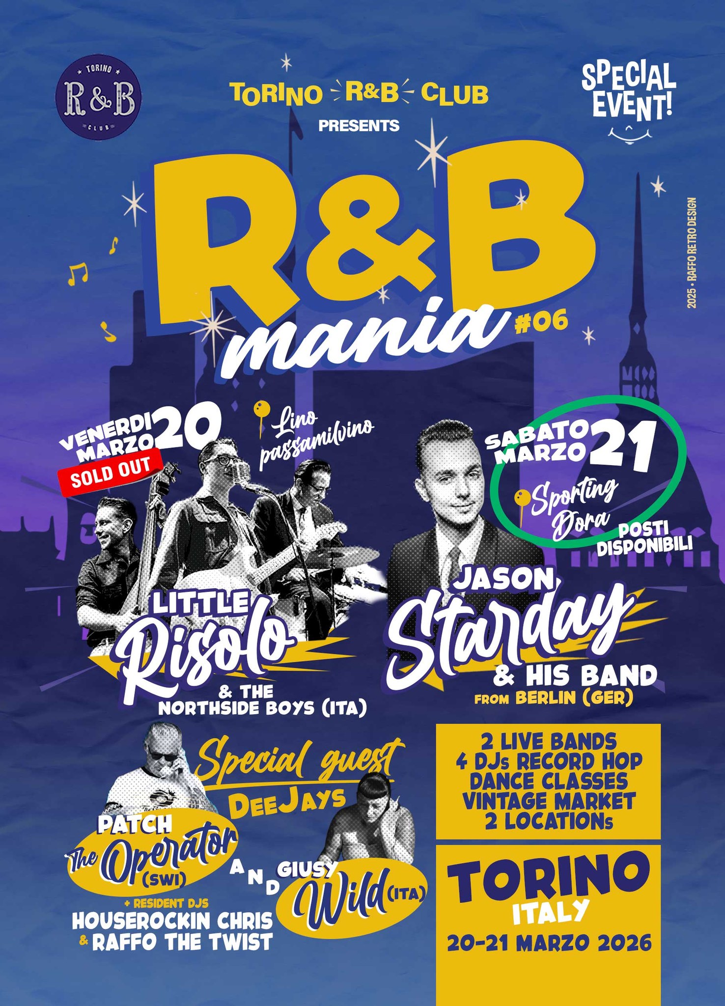 R&B MANIA #06 ★ Torino ★ 20-21 Marzo 2026
