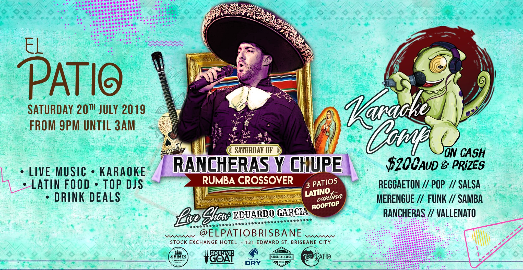 Latin Night - Rancheras y Tequila Live Mariachi + Karaoke Comp